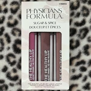 Physicians Formula Velvet Liquid Lipstick Set, Sugar & Spice NIP, Set of 3